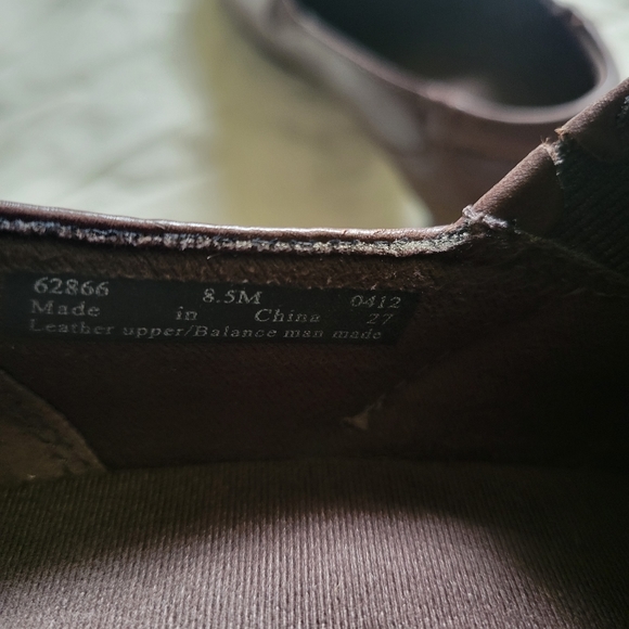 Clarks Bendables Size 8.5 M Low Cut Boots Brown Leather Women 62866 - Picture 6 of 6